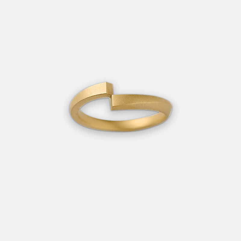 Anillo de bodas de oro de 18 quilates Love Without Boundaries totalmente personalizable